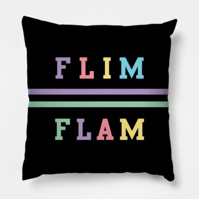 Flim Flam Throw Pillow Official Flim Flam Merch