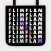 Flim Flam Text Tote Official Flim Flam Merch