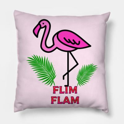 Flim Flam Throw Pillow Official Flim Flam Merch