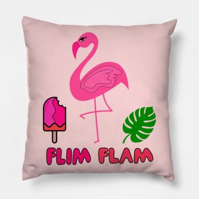 Flim Flam Throw Pillow Official Flim Flam Merch