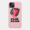 Pink Flamingo Tropical Vibes Flim Flam Phone Case Official Flim Flam Merch