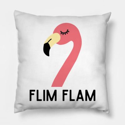 Flim Flam Throw Pillow Official Flim Flam Merch