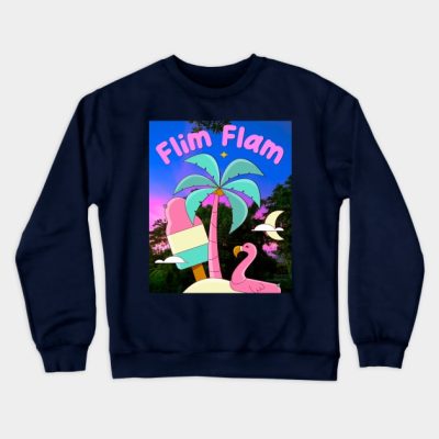 Flim Flam Flamingo Lover Crewneck Sweatshirt Official Flim Flam Merch