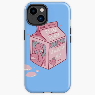 Flim Flam Strawberry Milk Carton Iphone Case Official Flim Flam Merch