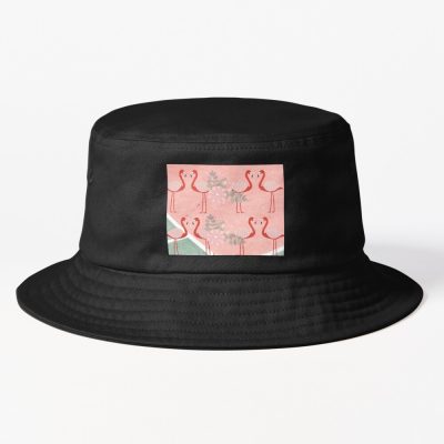 Floral Flamingo Bucket Hat Official Flim Flam Merch