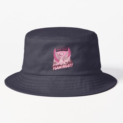 Flamingo Monster Flim Flam Pink Bucket Hat Official Flim Flam Merch