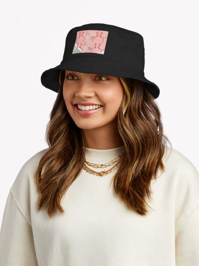 Floral Flamingo Bucket Hat Official Flim Flam Merch