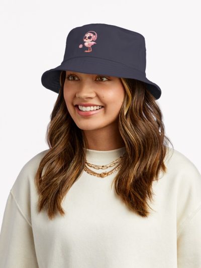 Kawaii Flamingo Plush: Bucket Hat Official Flim Flam Merch