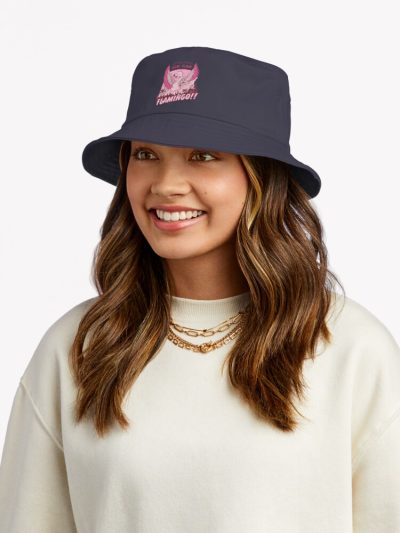 Flamingo Monster Flim Flam Pink Bucket Hat Official Flim Flam Merch