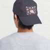 Pink Flamingo Obsessed Pattern With Flowers And Butterflies Cap Official Flim Flam Merch