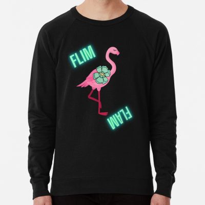 Flim Flam Pink Flamingo Tropical Sweatshirt Official Flim Flam Merch