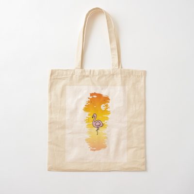 Sunset And Flamingo Tote Bag Official Flim Flam Merch