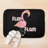 Flim Flam Retro Flamingo Bath Mat Official Flim Flam Merch