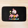 Flim Flam Flamingo Funny Bath Mat Official Flim Flam Merch