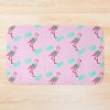 Flim Flam Pink Flamingo Tropical Bath Mat Official Flim Flam Merch