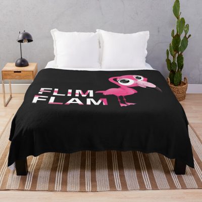 Flim Flam Gift Funny Throw Blanket Official Flim Flam Merch