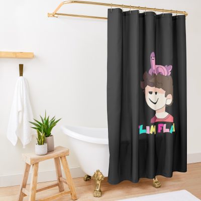 Flim Flam Kids Funny Shower Curtain Official Flim Flam Merch