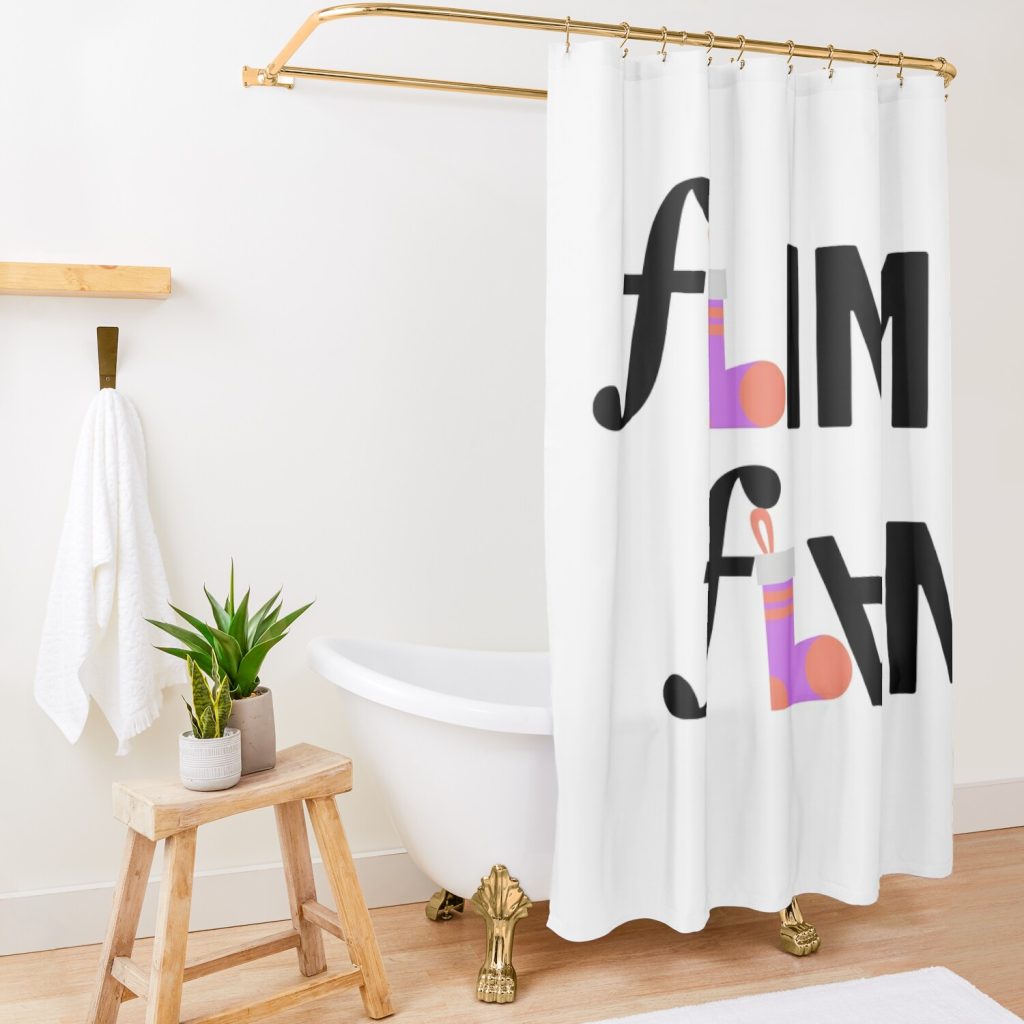 Flim Flam Flim Flam Shower Curtain Official Flim Flam Merch