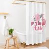 A Cute Flim Flam Flamingo For Kids, Son And Daughter Shower Curtain Official Flim Flam Merch