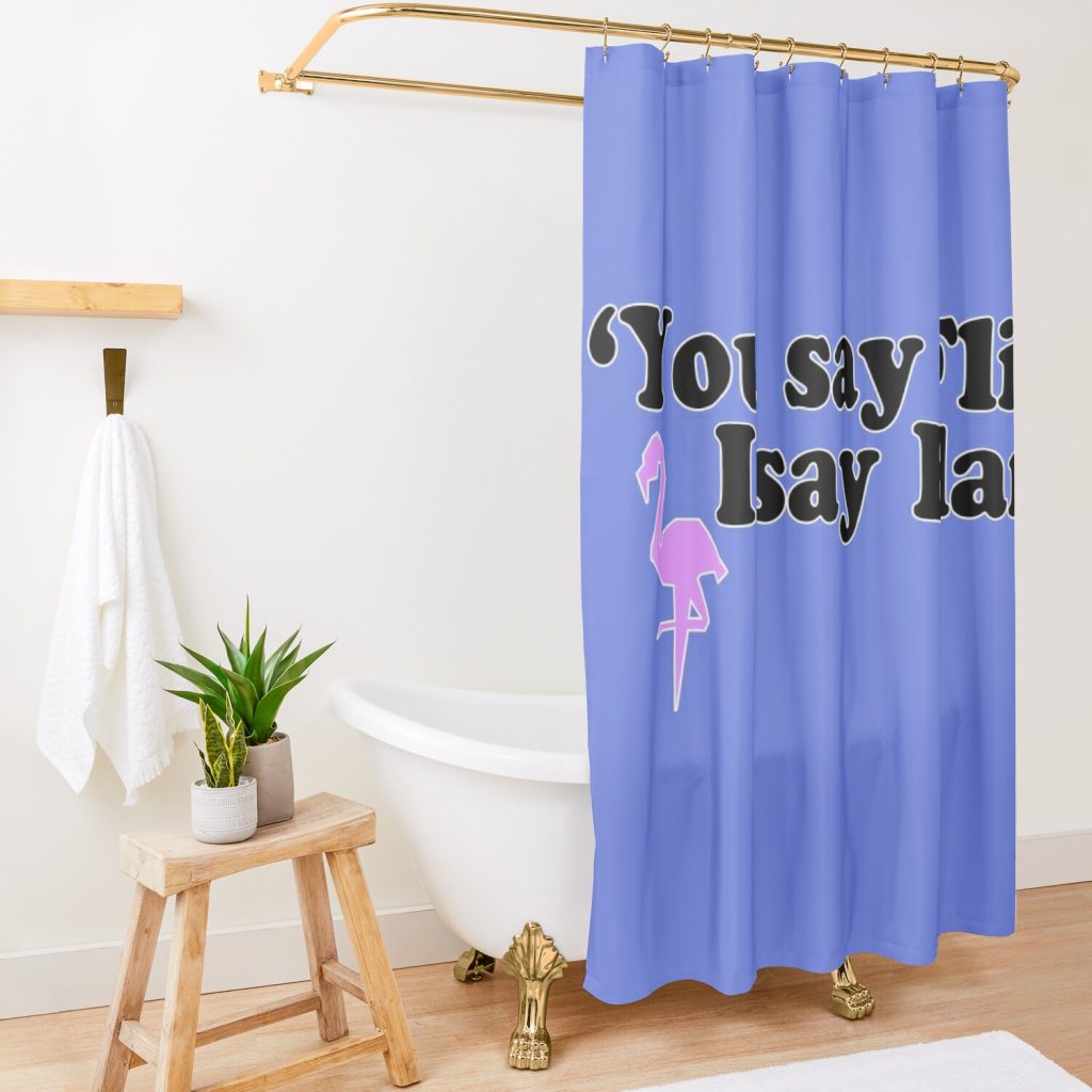 You Say Flim I Say Flam Shower Curtain Official Flim Flam Merch