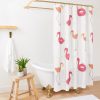 Flamingo Flim Flam Shower Curtain Official Flim Flam Merch