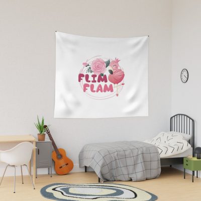 A Cute Flim Flam Flamingo For Kids, Son And Daughter Tapestry Official Flim Flam Merch