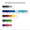 tank top color chart - Flim Flam Merch