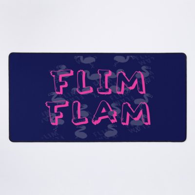 Pink Flamingo Flim Flam Love Mouse Pad Official Cow Anime Merch